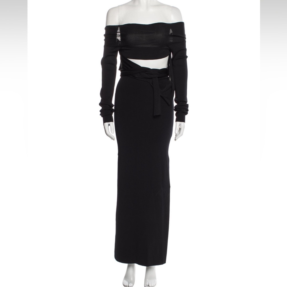 Aya Muse black dress